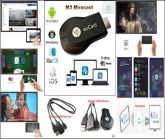 Dongle EZCAST M2 ~ Chromecast ~ Miracast; conexão total s/fio entre seu celular/tablet c/  TV e Wifi